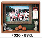 Basketball Picture Frame (9"x10 3/4"x1 1/2")